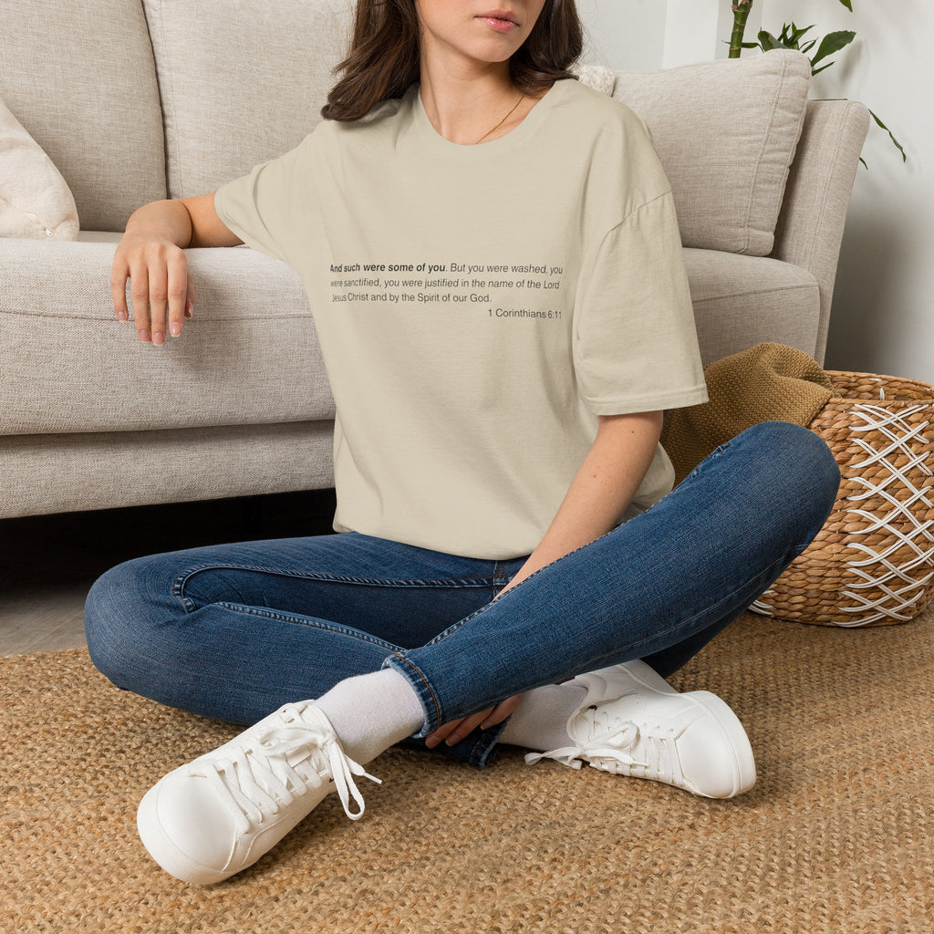 Paid in Full T-Shirt | Minimal Bible Verse Tee
