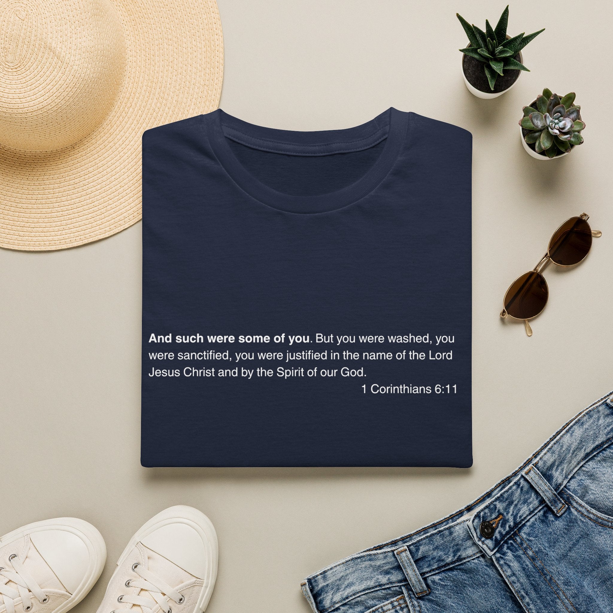 Paid in Full T-Shirt | Minimal Bible Verse Tee