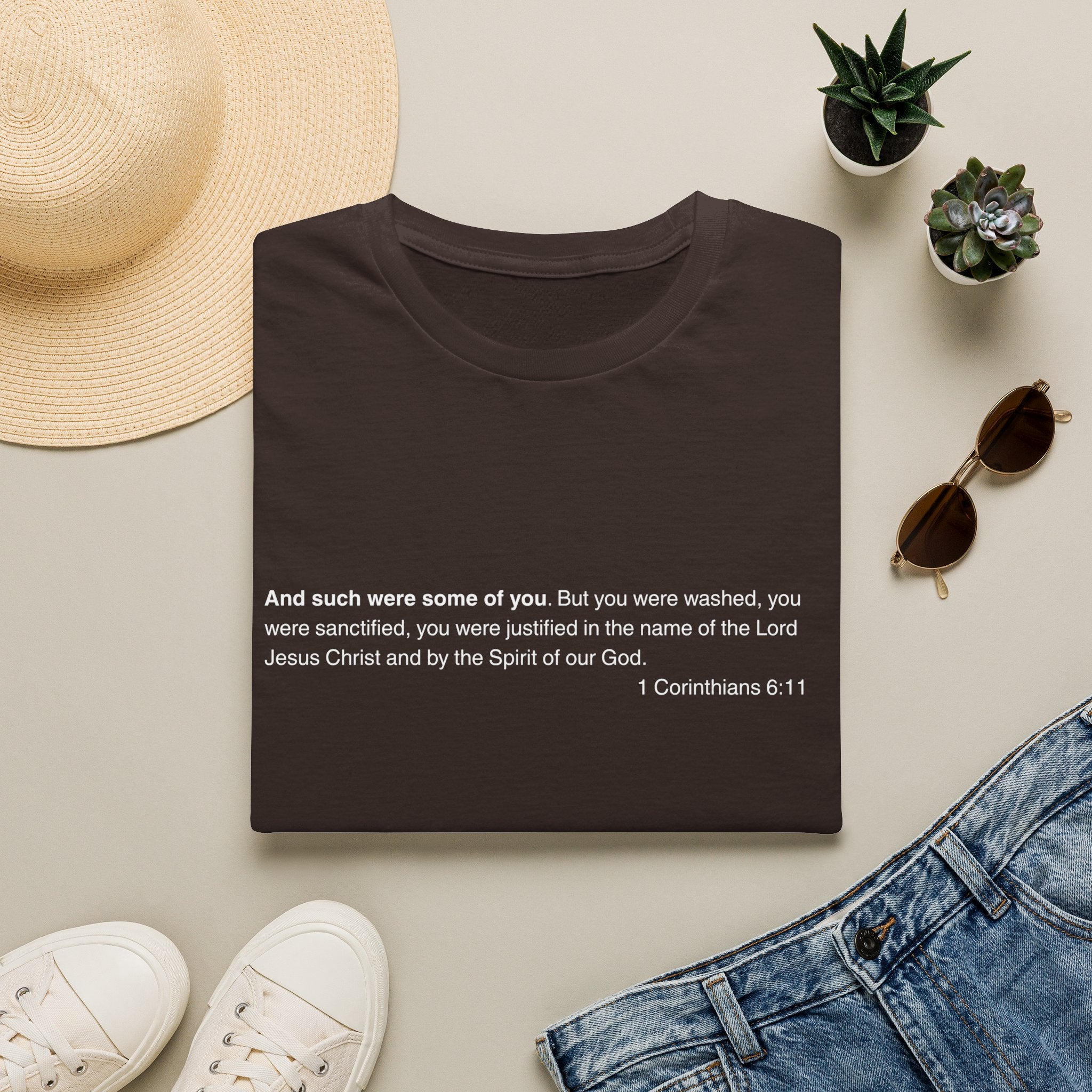 Paid in Full T-Shirt | Minimal Bible Verse Tee