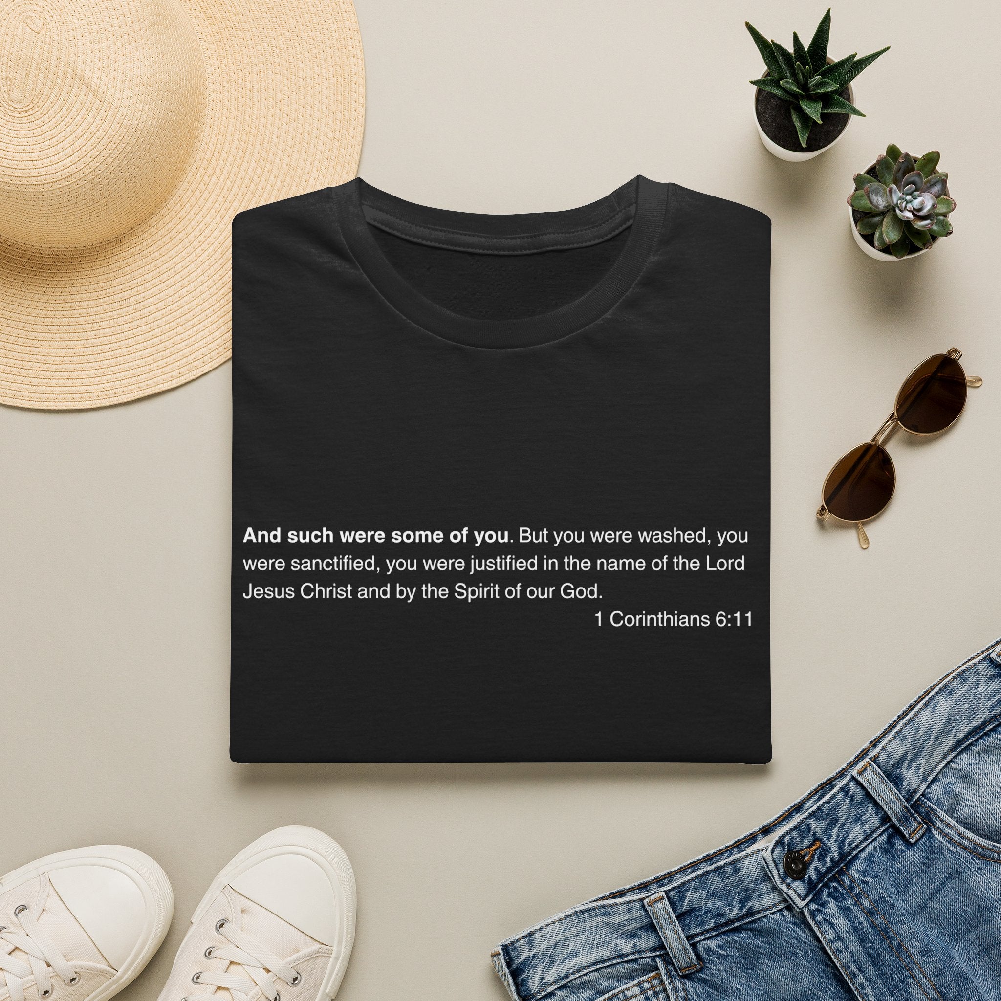Paid in Full T-Shirt | Minimal Bible Verse Tee