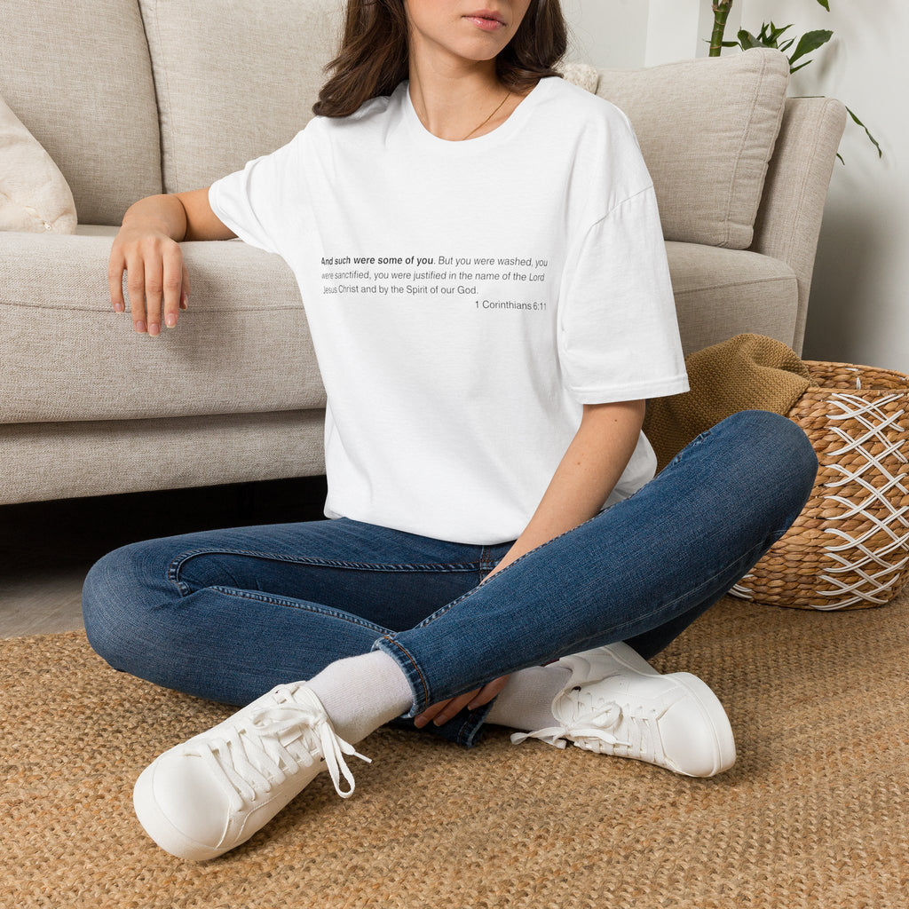 Paid in Full T-Shirt | Minimal Bible Verse Tee