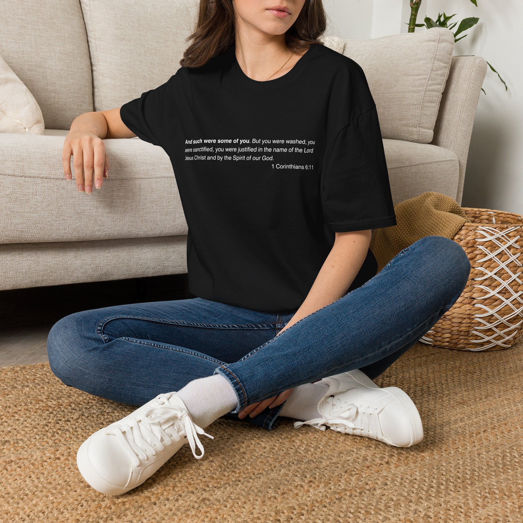 Paid in Full T-Shirt | Minimal Bible Verse Tee