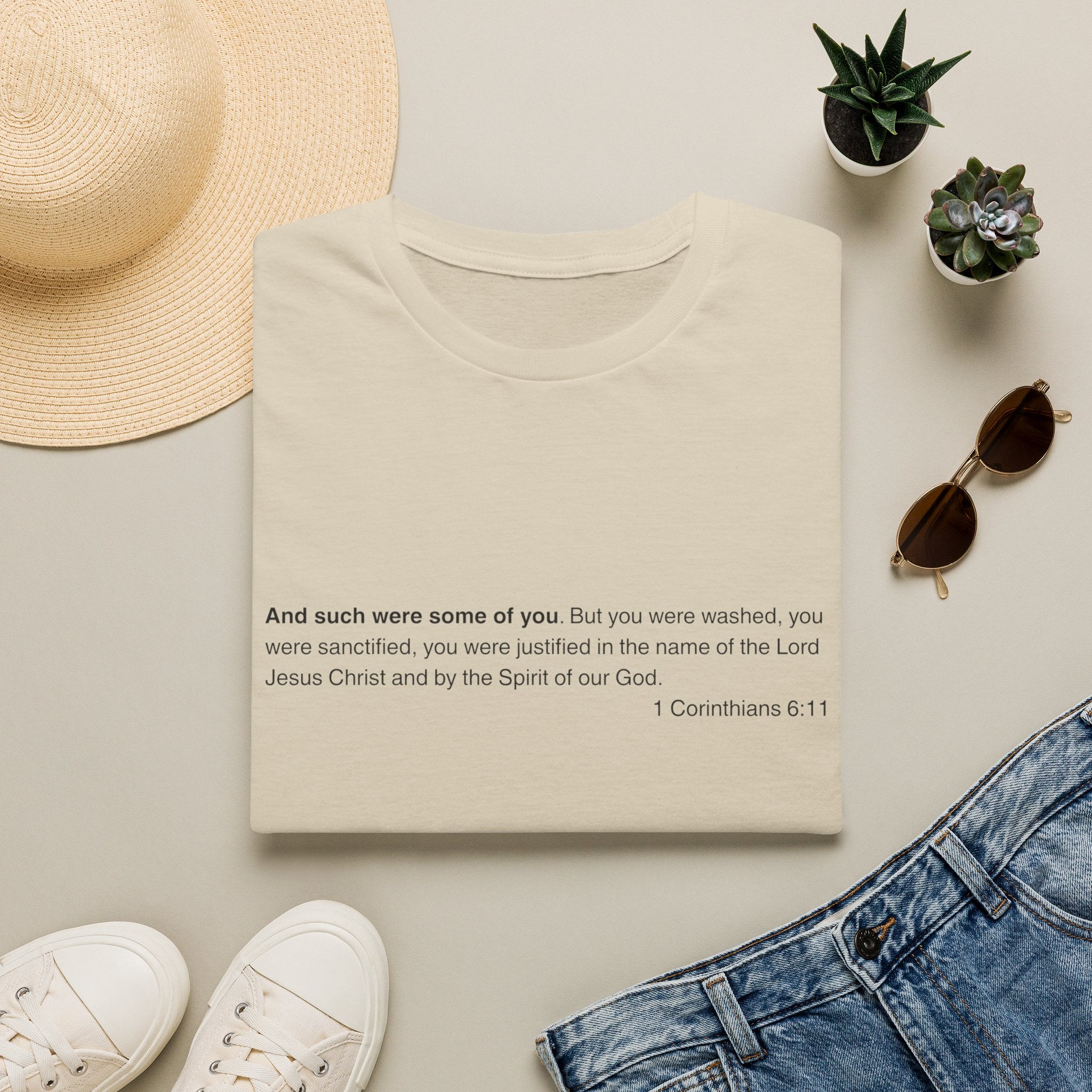 Paid in Full T-Shirt | Minimal Bible Verse Tee