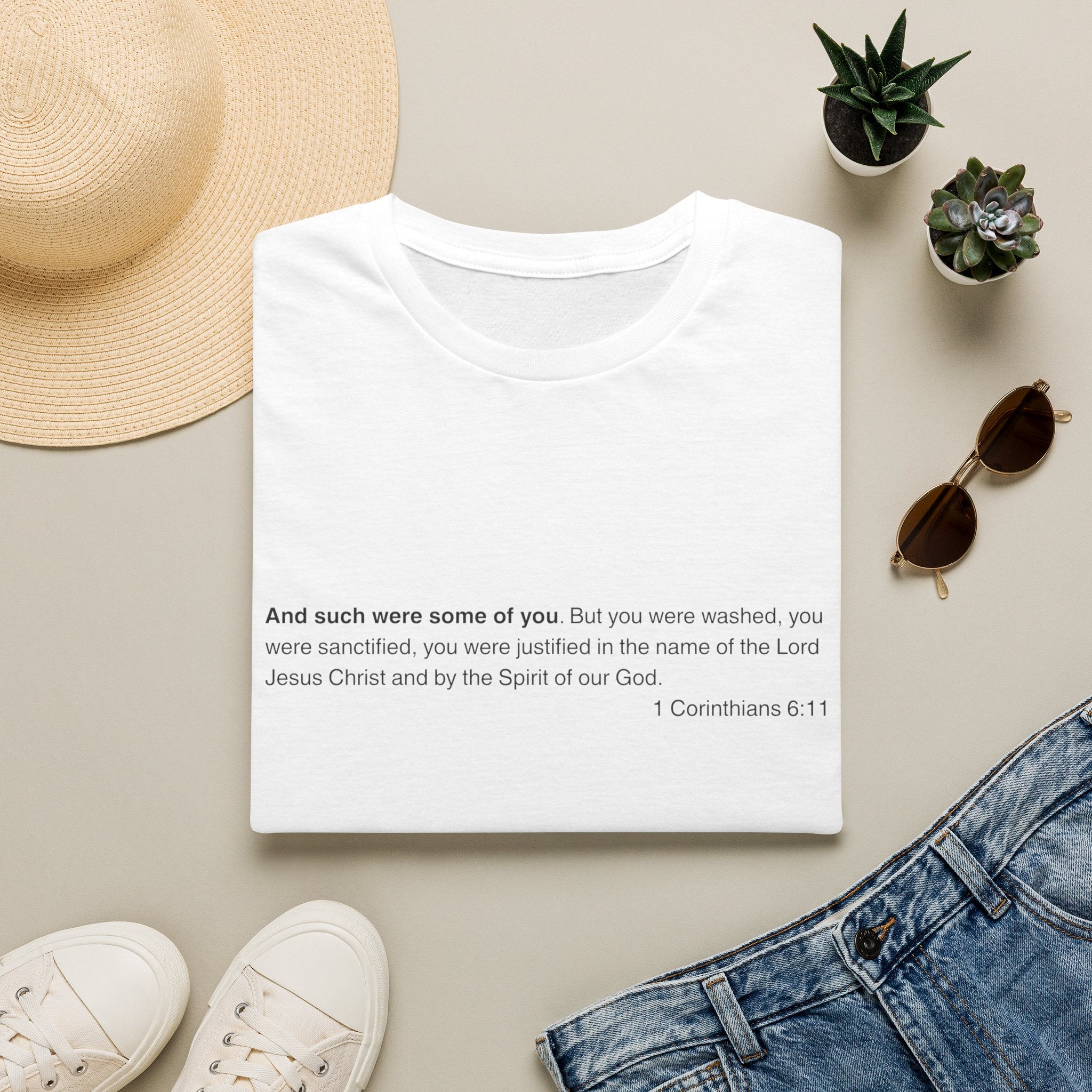 Paid in Full T-Shirt | Minimal Bible Verse Tee