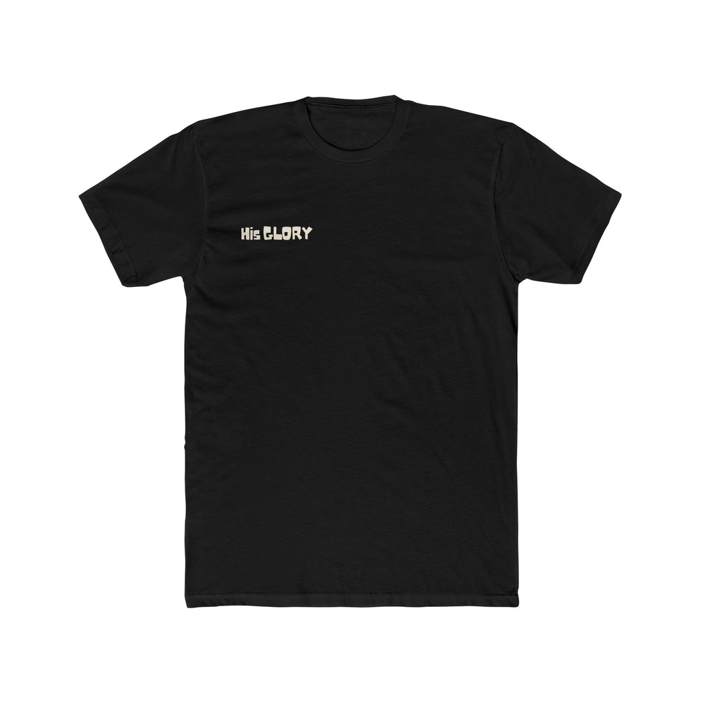 all for Him and His Glory Graphic Tee — Retro Block Letter Back Print
